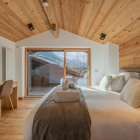 Domek alpejski Luxury Mountain Pool Sauna Cinema Chamonix
