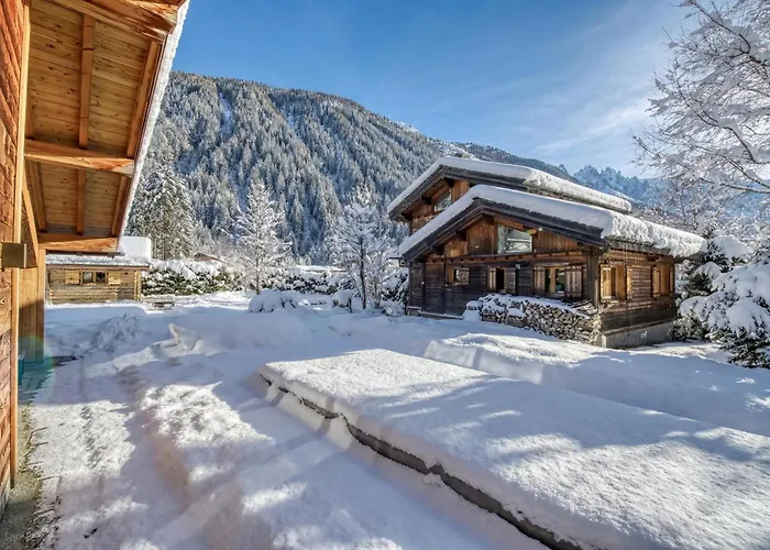 Luxury Mountain Pool Sauna Cinema Alpesi faház Chamonix